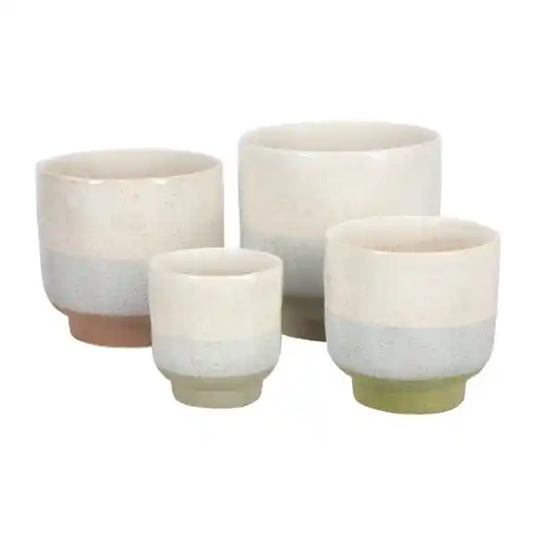 Maceta de Cerámica Crudo 16.8 x 15.5 cm Casaideas