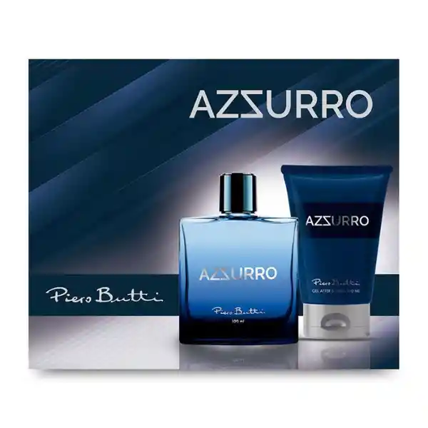 Azzurro Kit Perfume Piero Butti + Gel