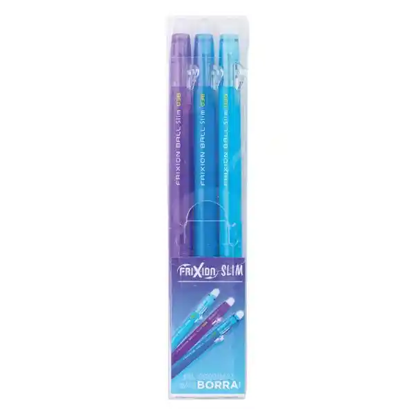 Frix Slim Bolígrafo Turquesa Violeta Azul Cielo 038