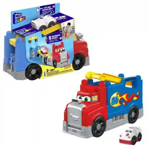Mega Bloks Set Construcción Camión Construye y Corre - FVJ01