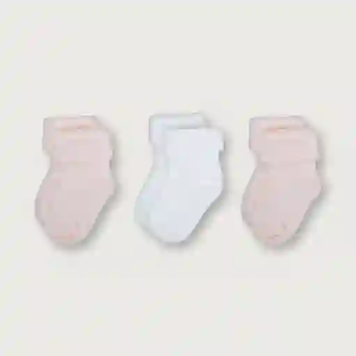 Pack Calcetines Playa Corta Niña Damasco Talla 20/22