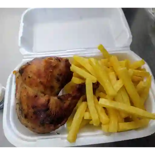 Truto de pollo asado combo