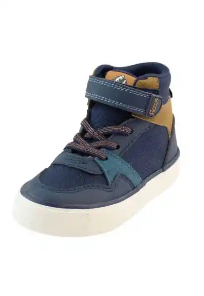 Zapatillas Urbana Caña Velcro Andante Niño Azul 24 871 Ficcus