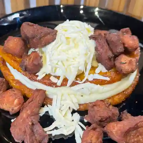 Cachapa con Cerdo Frito