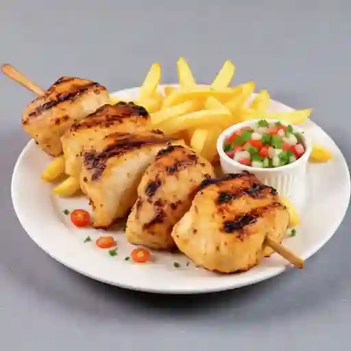 Brochetas De Pollo