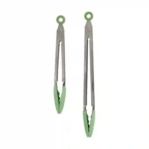 Set Pinza de Acero y Silicona Casaideas