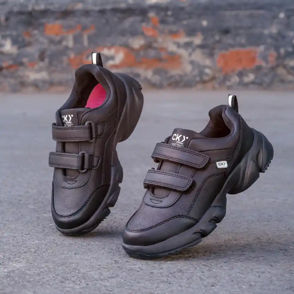 Zapatillas Urbana Escolar De Niña Junior 2 Negra T. 30