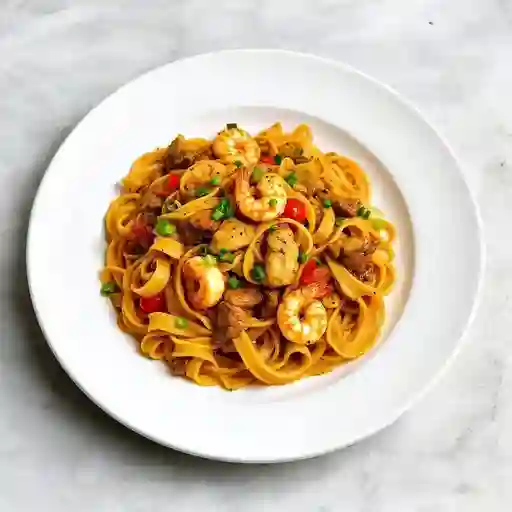 Fetuccini Tres Sabores