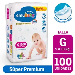Pañal Emu Baby Super Premg 100
