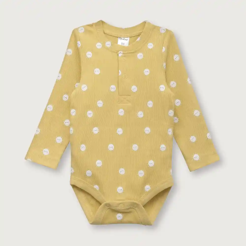 Body Orgánico Mostaza Talla 3M Opaline
