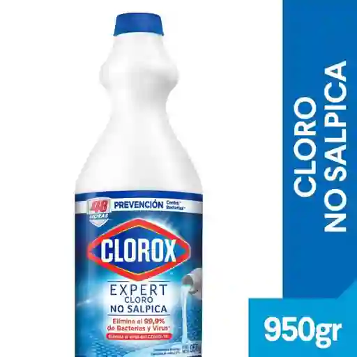 Cloro Clorox Anti-Splash (Botella) 950 gr