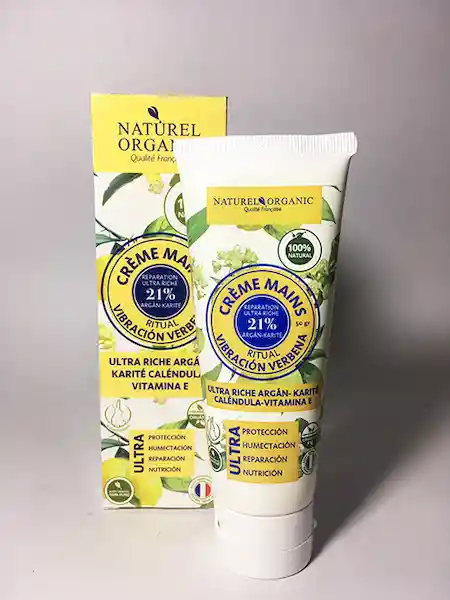 Naturel Organic Crema Para Manos Verbena