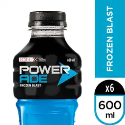 Powerade Frozen Blast 600 Ml Multipack X 6