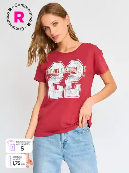 Index Polera Manga Corta Party h b Ess Guind S S25