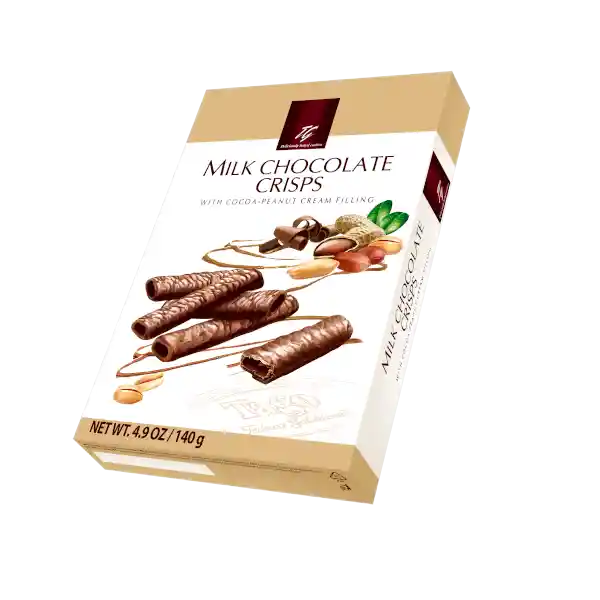 Tago Rollos de Oblea Bañados en Chocolate