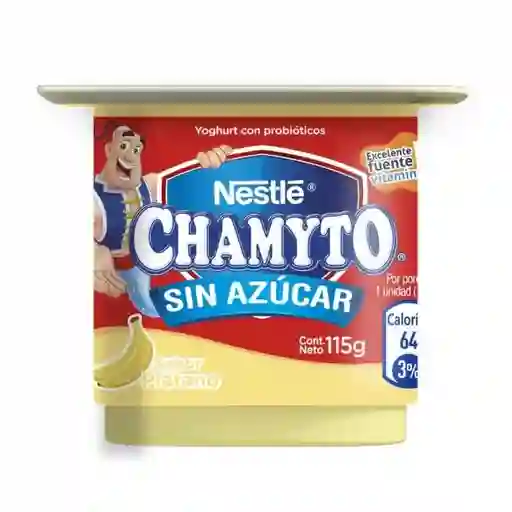 4 x Yog S/Azuc Chamyto Nestle 115 g Platano