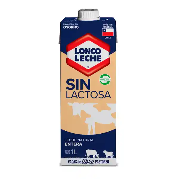 Loncoleche Leche Entera sin Lactosa