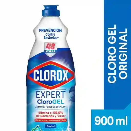 Cloro En Gel Clorox Original (Botella) 900 ml