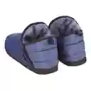 Pantufla Bota Estilo Parka Azul Oscuro Talla 44