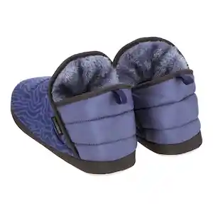 Pantufla Bota Estilo Parka Azul Oscuro Talla 44