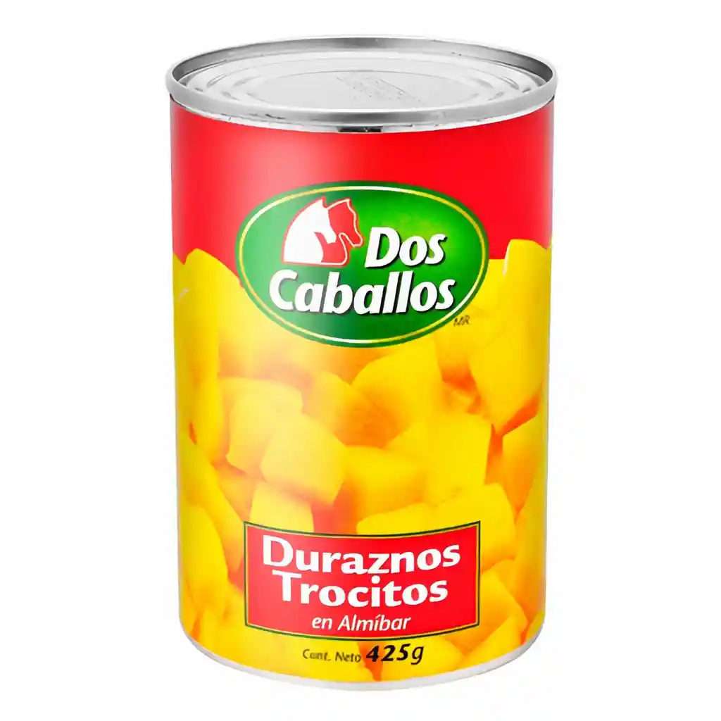 Dos Caballos Durazno En Trocitos Gr