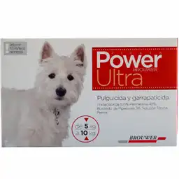 Power Ultra Antiparasitario para Perros de 5 a 10 Kg (5.12 %/40 %/3 %)