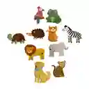 Rompecabezas de 10 Animales Casaideas