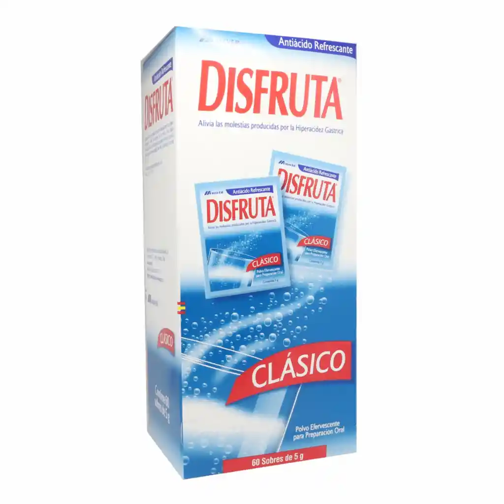 Disfruta Antiácido Polvo Efervescente para Preparación Oral 