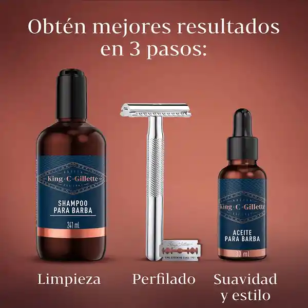 King C. Aceite de Argan Para Barba