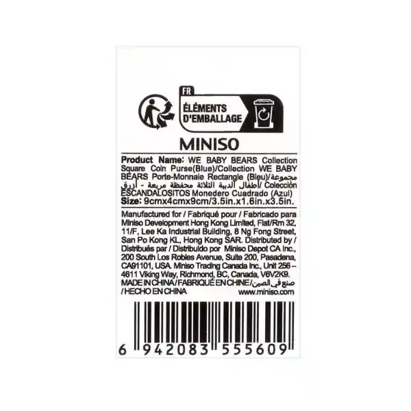 Monedero Azul Miniso