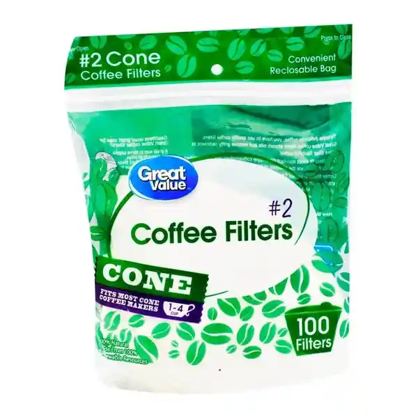 Filtros Para Cafetera Gourmet Cutlery #2 Desechables
