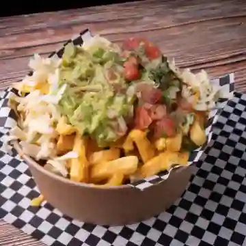 Papas Fritas Guacamole Queso - Grande