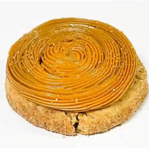 Galleta de canela con topping de manjar