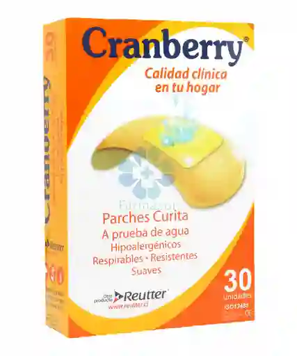 Cranberry Parche Curita X 30 Unidades