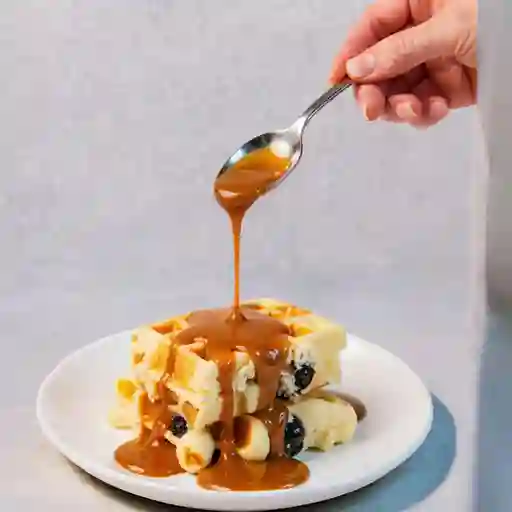 Waffle Belga con Perlas de Azúcar