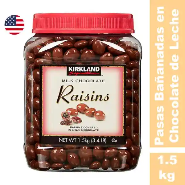 Pasas Baadas Chocolate Kirkland Signature Jumbo Impo