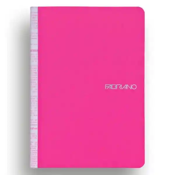 Fabriano Libreta Soft Touch Empastado Líneas Rosado A5