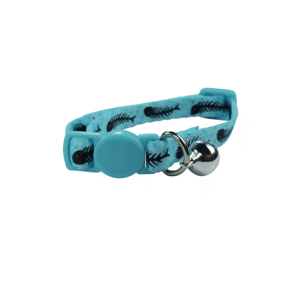 Mpets Collar Eco Gato Zany Celeste