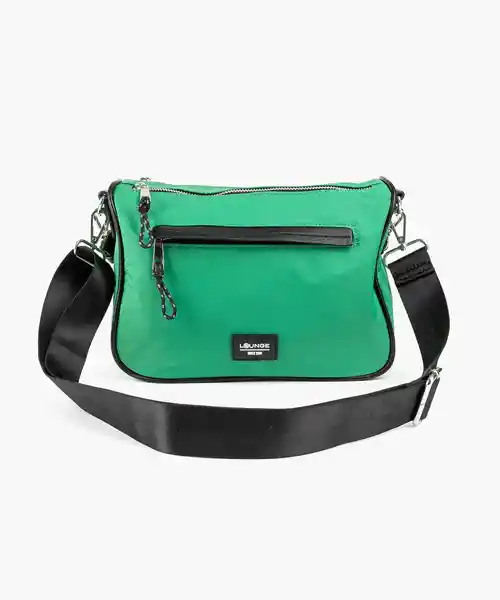 Lounge Cartera Nylon Cruzada Doble Strap Verde