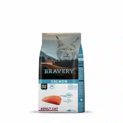 Bravery Alimento Para Gato Adulto Sabor a Salmón