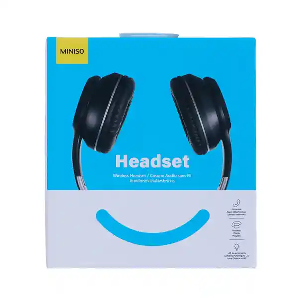 Audífonos de Diadema Negro Miniso