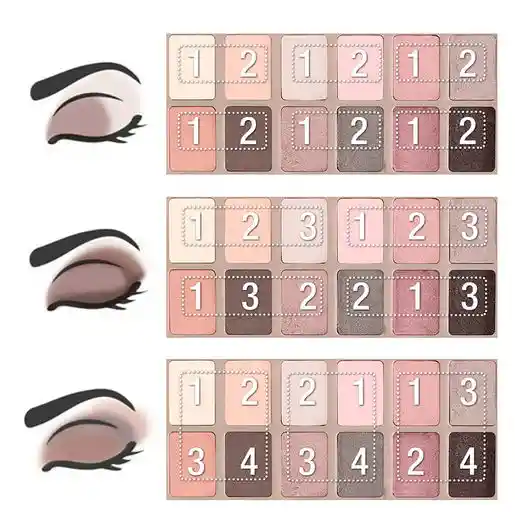 Maybelline Paleta de Sombras The Blushed Nudes