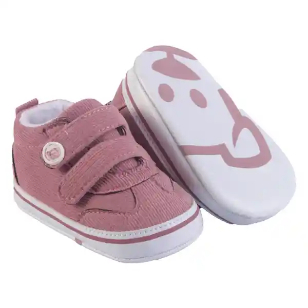 Zapatillas Para Bebé Niña Color Rosado Talla 15 Pillin