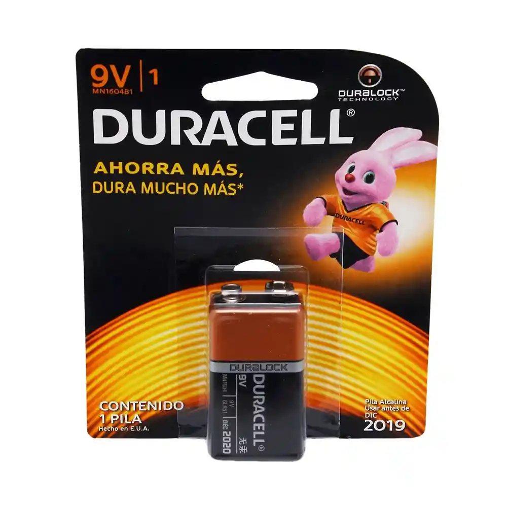 Pila Duracell 9v