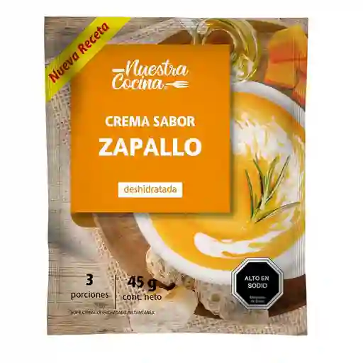 Nuestra Cocina Crema Zapallo Deshidratada