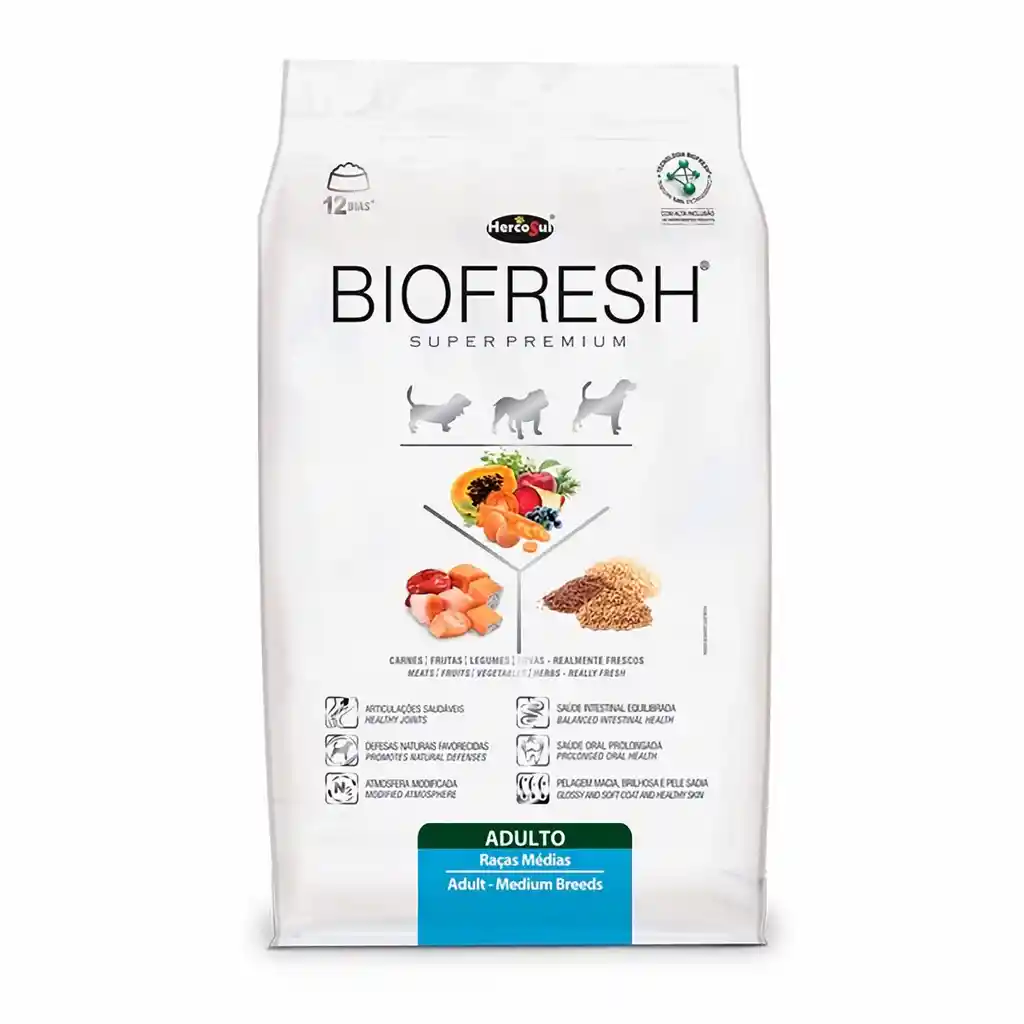 Biofresh Alimento Para Perro Adultos Razas Medianas 10.1 Kg