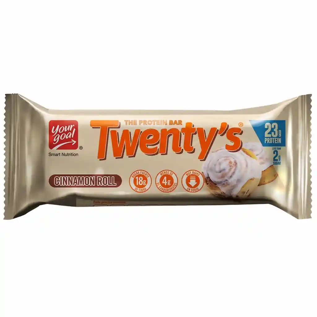 Twenty´s Barra de Proteína Cinnamon Roll