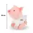 Miniso Peluche Cerdito Sentado Con Capucha de Vaca 27.9 cm