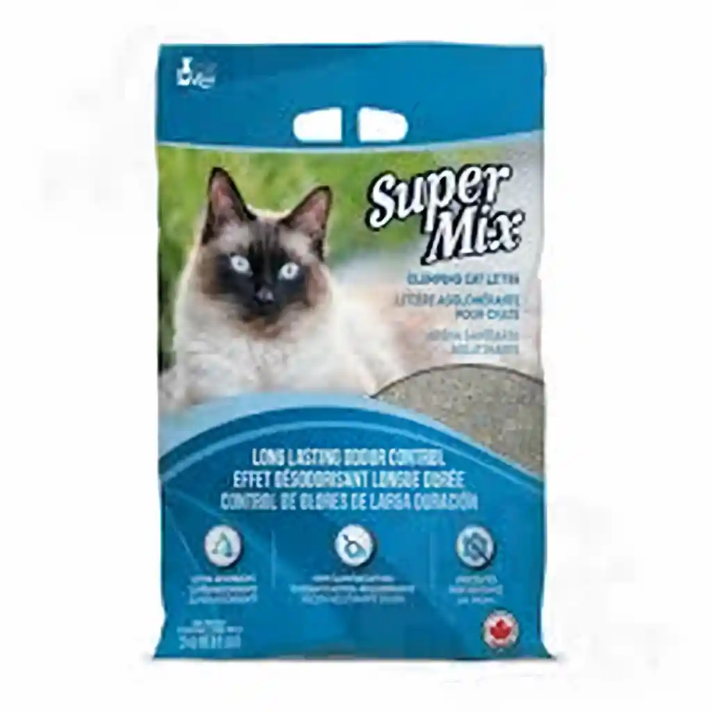 Super Mix Arena Sanitaria Aglutinante Antiolores Para Gato 3 Kg