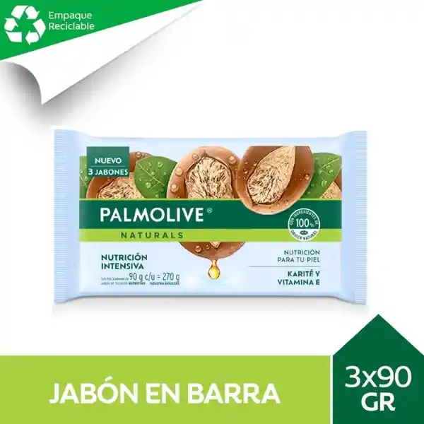 Jabon Palmolive Nat Karetive&vit e 3x90g